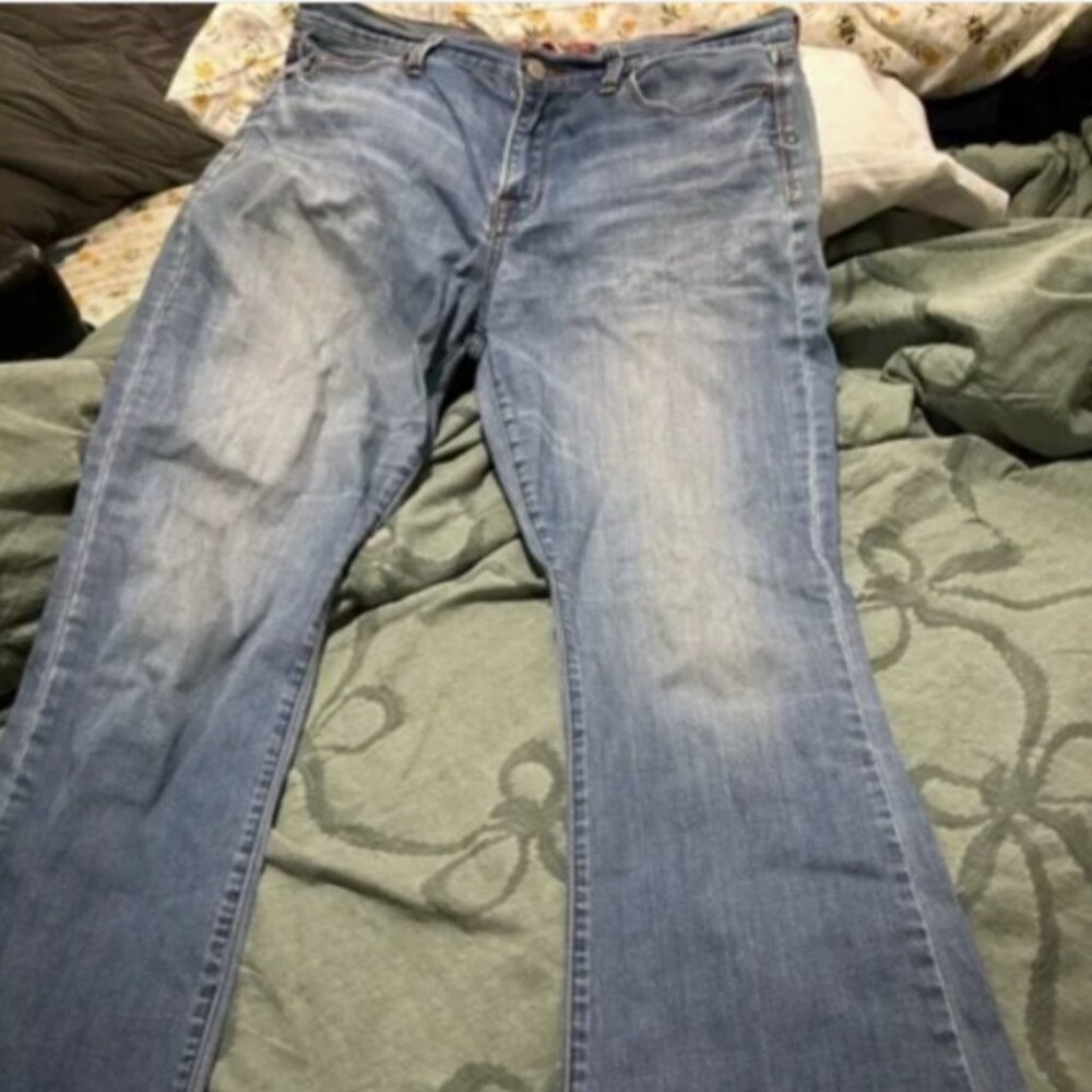 Lucky Brand Sophia Light Blue Flare Jeans Size:12 Reg